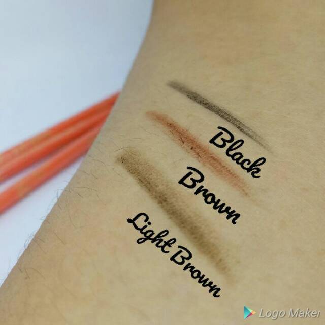 Justmiss eyebrow pencil /Pensil Alis Just Miss Orange 311