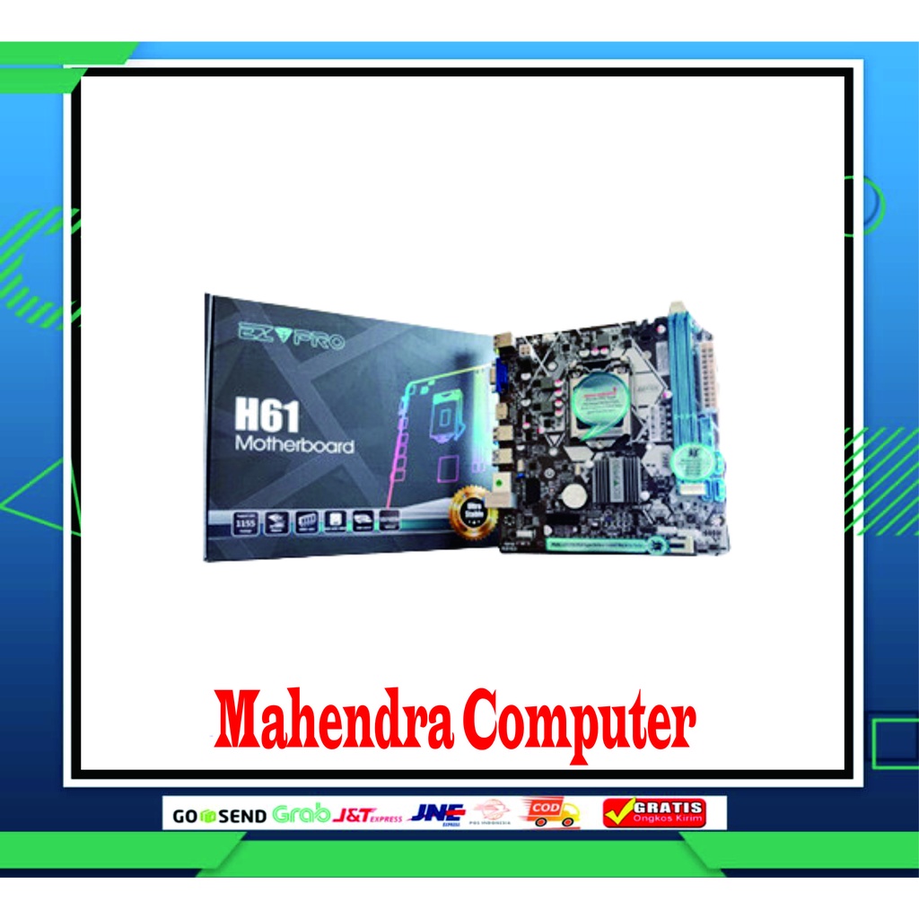 Motherboard EzPro H61 USB 3.0 - Socket LGA 1155