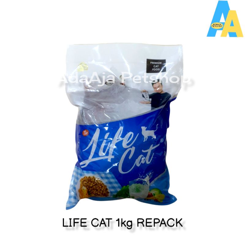 Makanan Kucing Kering 1 Kg Rasa Ayam dan Ikan - Cat Food