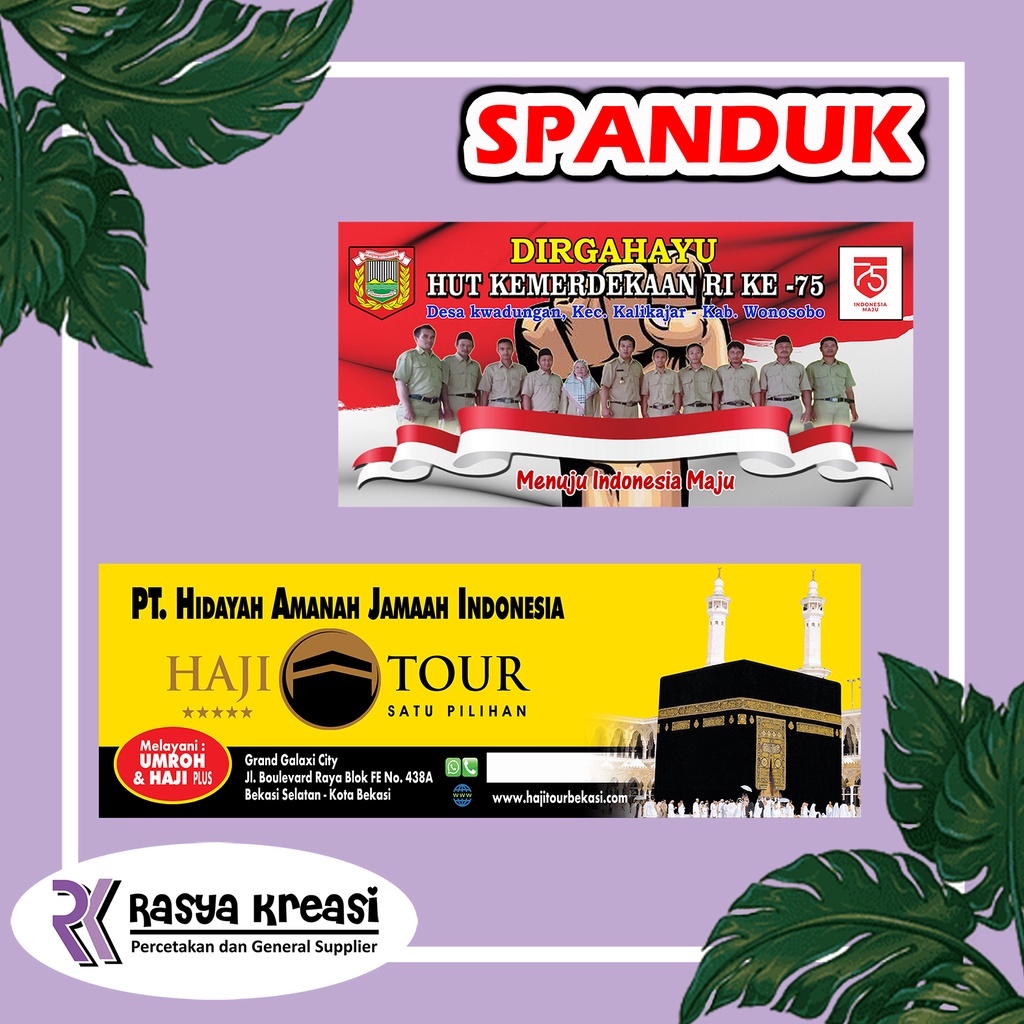 Jual CETAK SPANDUK / BANNER / BACKDROP / BACKROUND | Shopee Indonesia