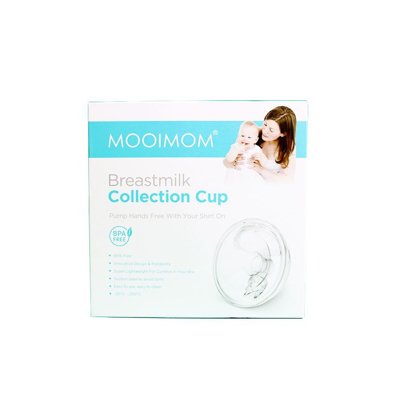 MOOIMOM A92308 Handsfree Breastmilk Collection Cup-Alternatif Penampung ASI