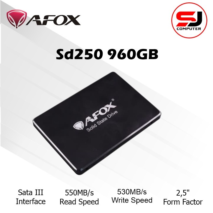 SSD SATA AFOX 960GB - 2.5&quot; SATA III 6GB/S GARANSI RESMI