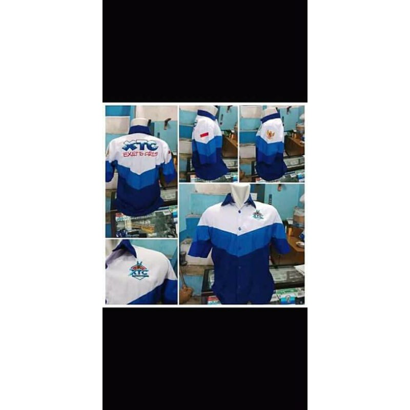 kemeja polet xtc pendek