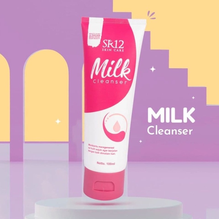 MILK CLEANSER SR12 100ml Pembersih Make Up Makeup Pembersih Wajah Pembersih Muka Double Cleansing Oil BLILA