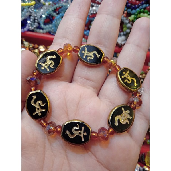 GELANG  KRISTAL CEKO/GELANG GIOK/GELANG BATU BELAH MOTIF