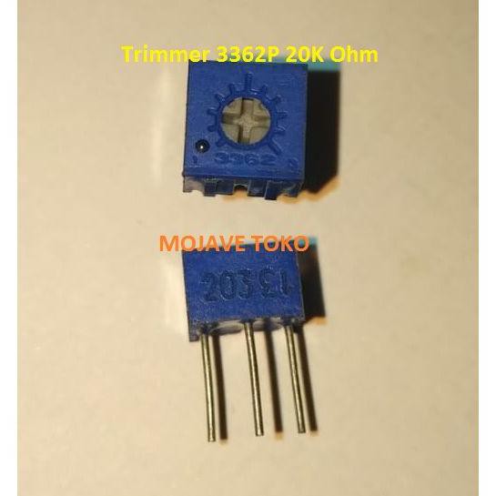 Trimmer 20K Ohm 3362P 203 P/N: 3362P-1-203 Mojav22