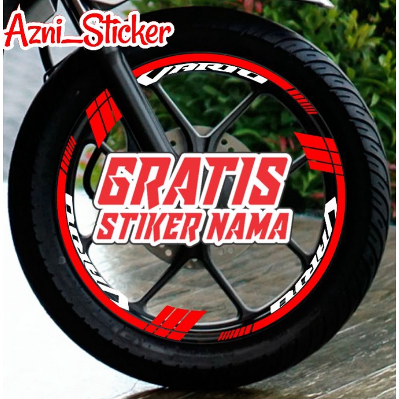 BISA COD Stiker motor Stiker velg Sticker velg honda vario 110 125 150 160 List velk list velg Varia