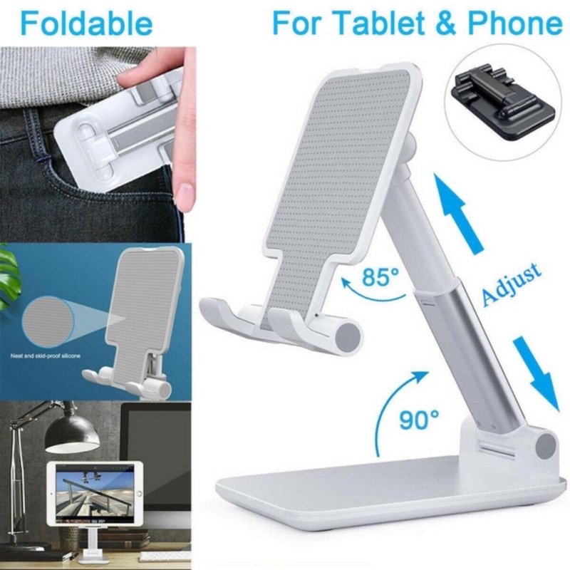 Phone Holder Standing Universal Folding Desktop Hp Lipat Universal HD23 Multifungsi Serbaguna HD-23