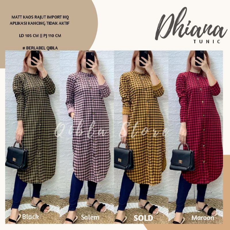 Dhiana tunik by Qibla store