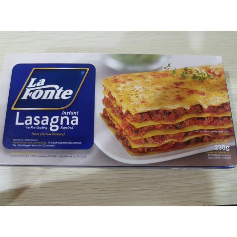 

Beli Sekarang - la fonte lasagna 230 gr