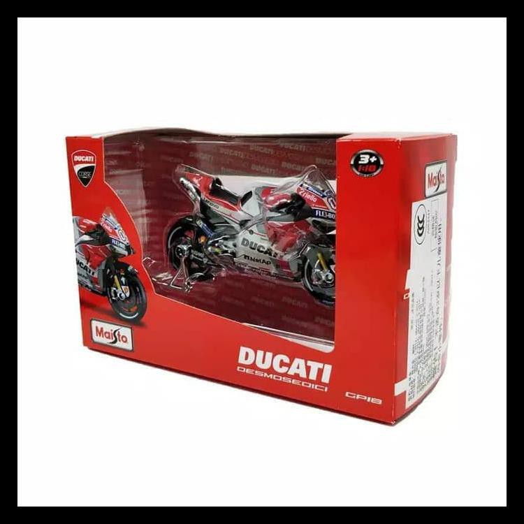 Diecast Miniatur Andrea Dovizioso Ducati Gp18 2018 Motogp Terjamin