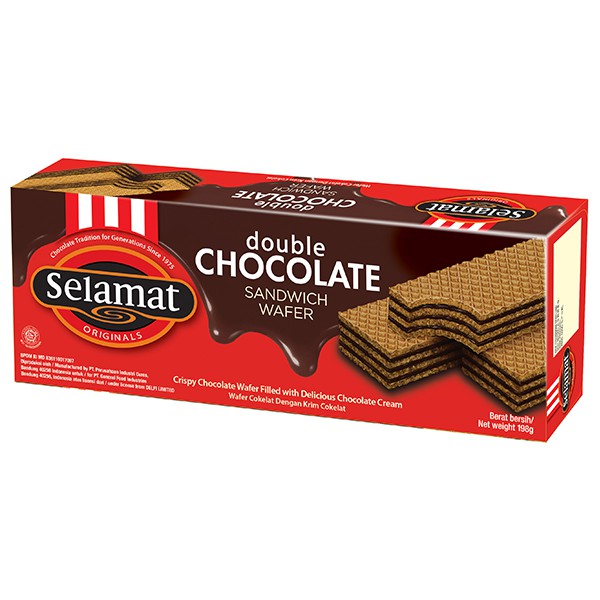 

Selamat Wafer Double Choco 198g