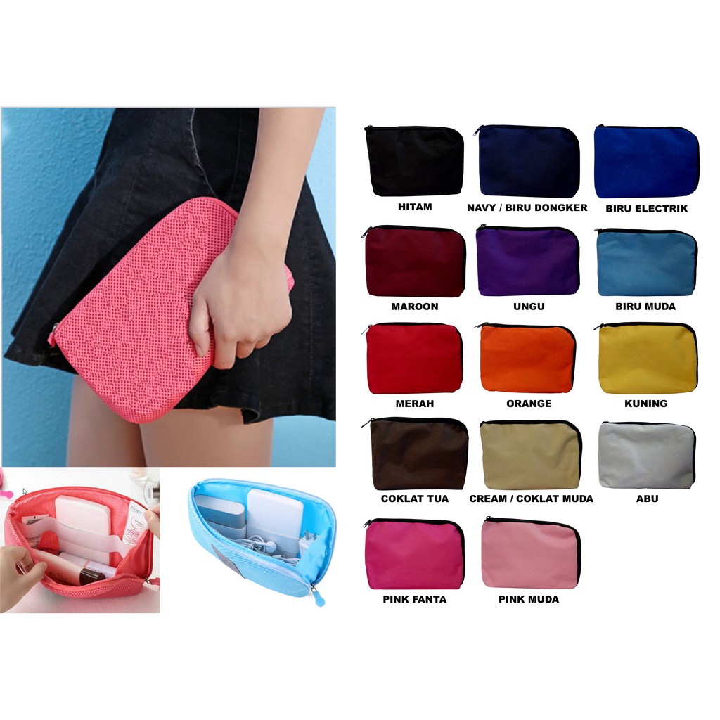 Gadget Pouch / Organizer / Tas Gadget /Tas kosmetik bukan merk safebet