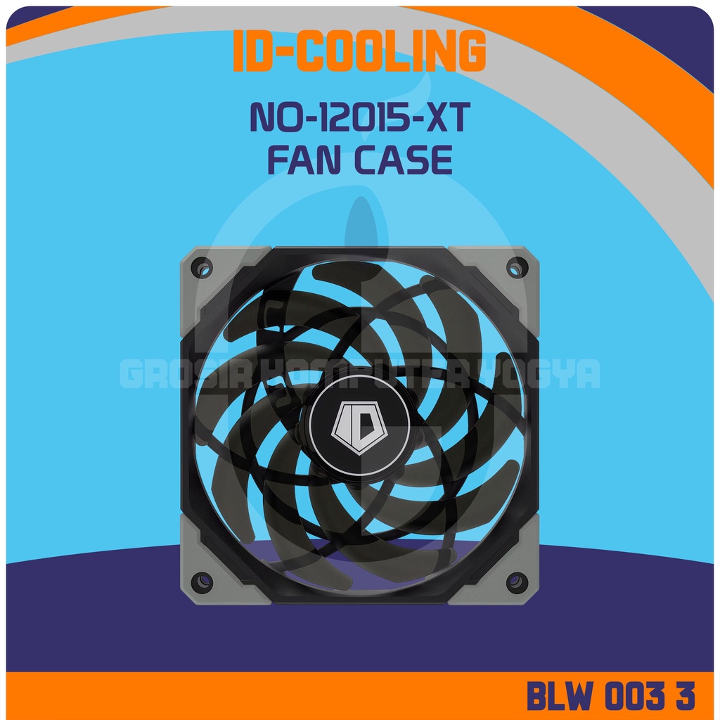 ID-Cooling NO-12015-XT Ultra Slim Noise De-Vibration 120mm Fan Case Kipas Casing
