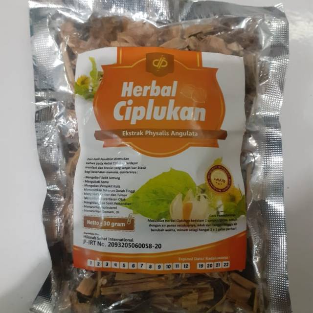 

Herbal Ciplukan mengatasi tekanan darah tinggi 30gr