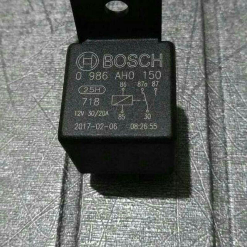 Relay BOSCH 12V Kaki5 87a Relay Pemutus Taiwan