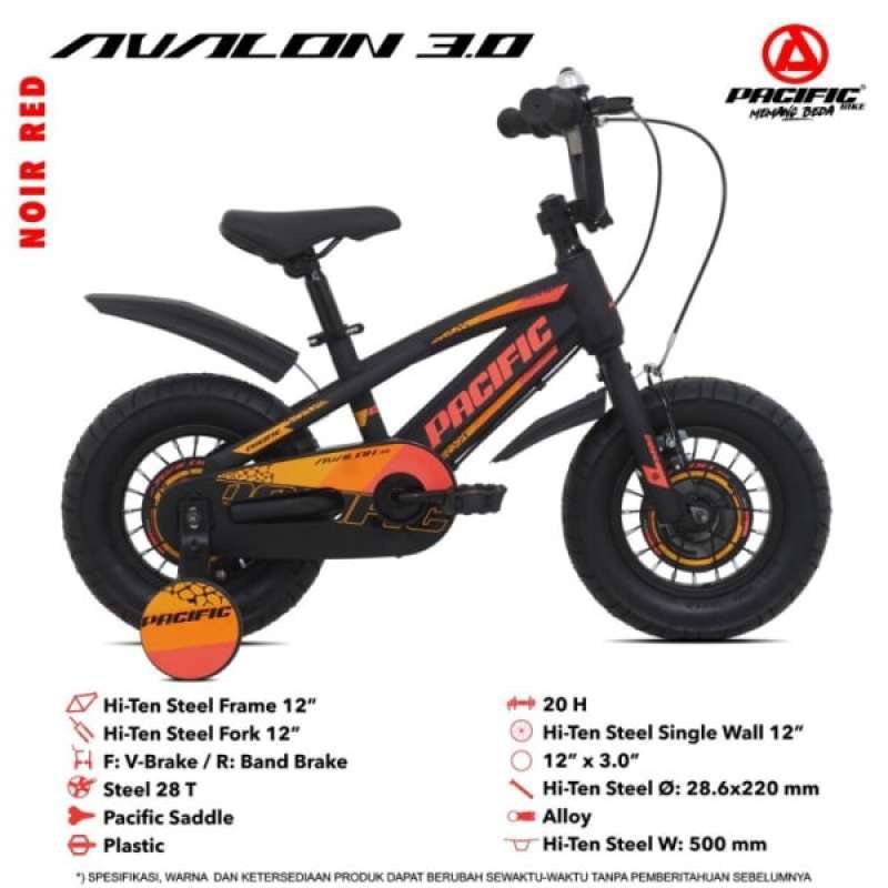 Sepeda Anak Pacific BMX AVALON 3.0 12 Inch Garansi SNI-3