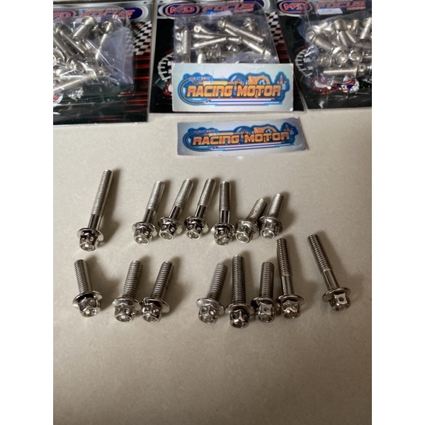 set Baut probolt Blok mesin Fizr bak mesin fizr