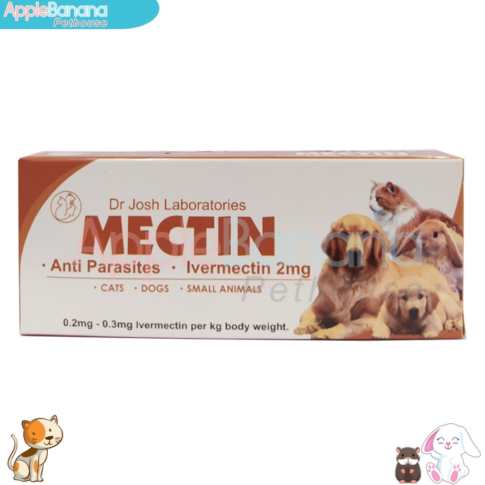 Jual Mectin Obat Scabies Jamur Kutu Anti Parasites Hewan Ivermectin 2mg Indonesia Shopee Indonesia