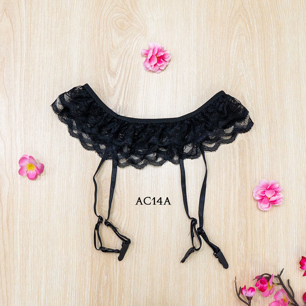 [SIAP KIRIM] GARTER BELT SABUK PAHA SEXY LINGERIE LACE HITAM AC14A