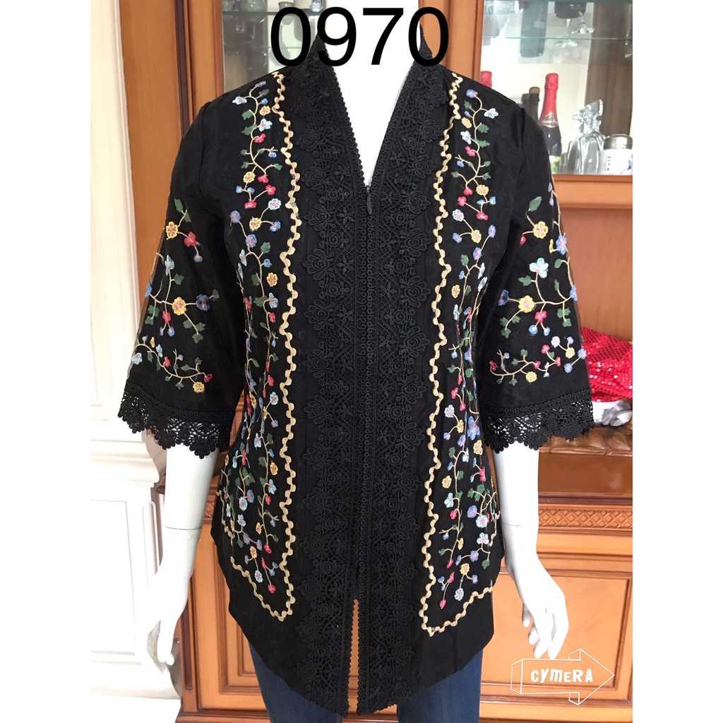 0969/0970 kebaya alexuez bordir organdi /kebaya encim premium