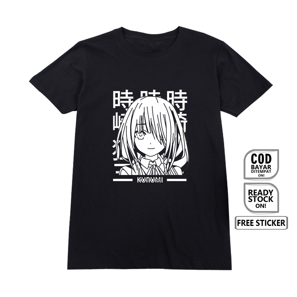 KAOS WAIFU ANIME MANGA KURUMI TOKISAKI DATE A LIVE BAJU JEPANG JAPAN CULTURE COSPLAY NIGHTMARE SHIDO
