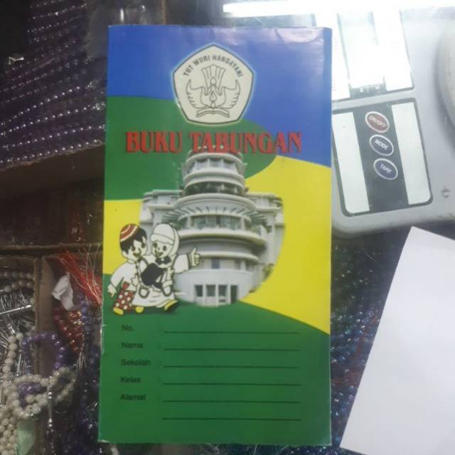 

Buku tabungan 8 lembar 16 halaman 19 kolom