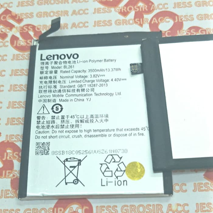 Baterai Original Lenovo BL261 , BL-261 , A7020A48 , K52T38 , K52E78