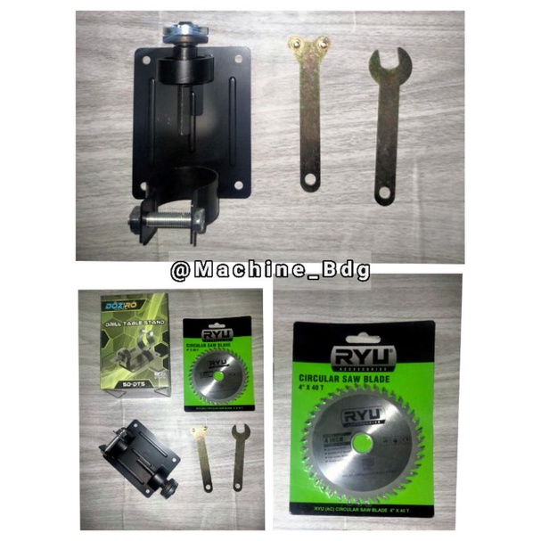 Meja Adaptor Bor Portable Menjadi Grinder Circular Saw Gerinda