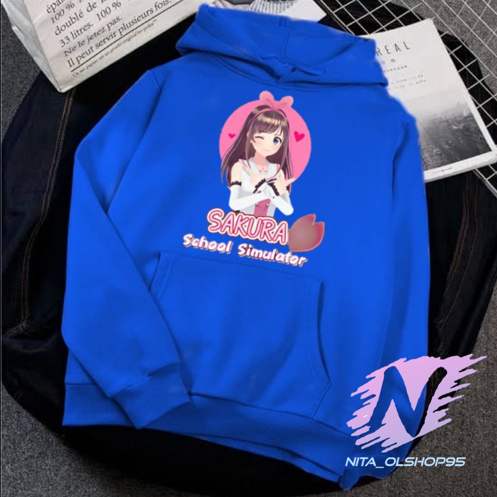 HOODIE SAKURA SCHOOL SIMULATOR SWETER ANAK SAKURA TERBARU