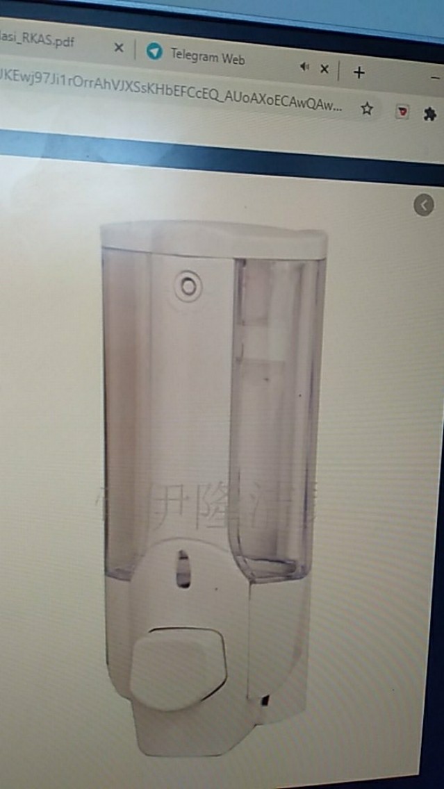 Dispenser Single Tabung Tempat Sabun Cair Dinding Hand Soap Cuci Tangan Kamar Mandi Wastafel Dapur