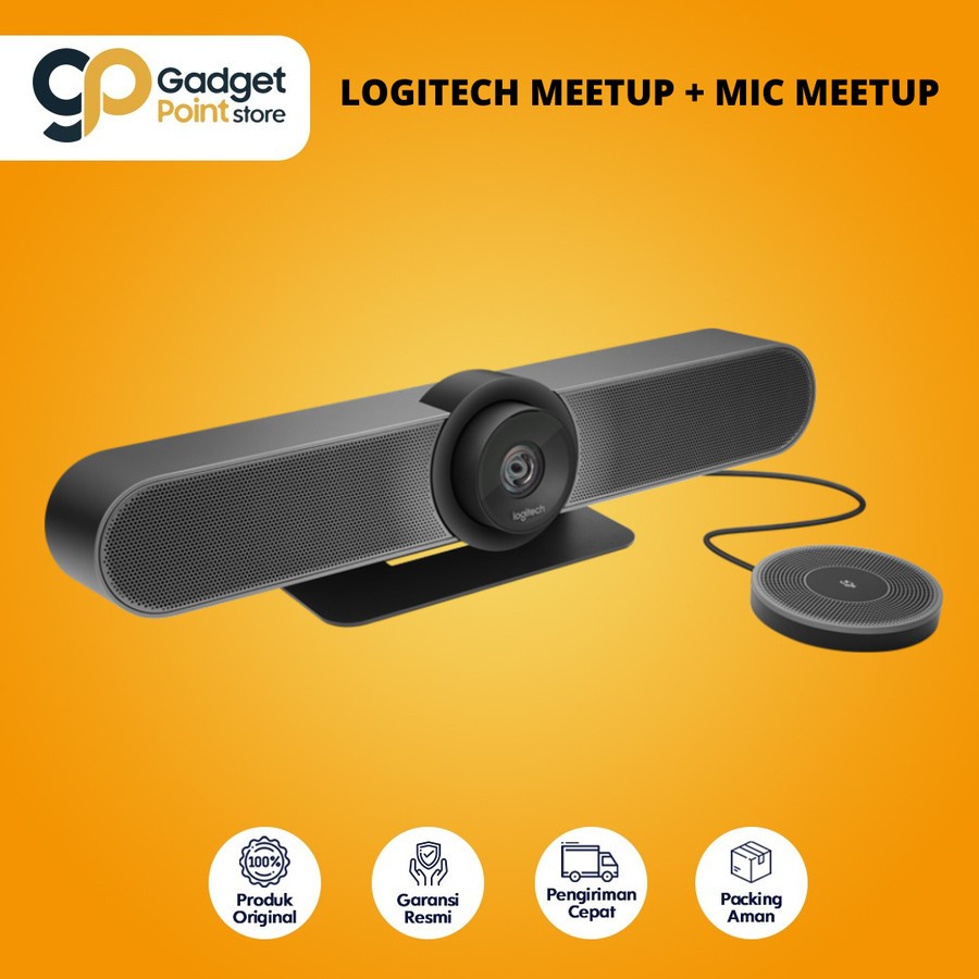 Logitech Video Conference VC Meetup + Mic Meetup Bundling Garansi 2 Tahun