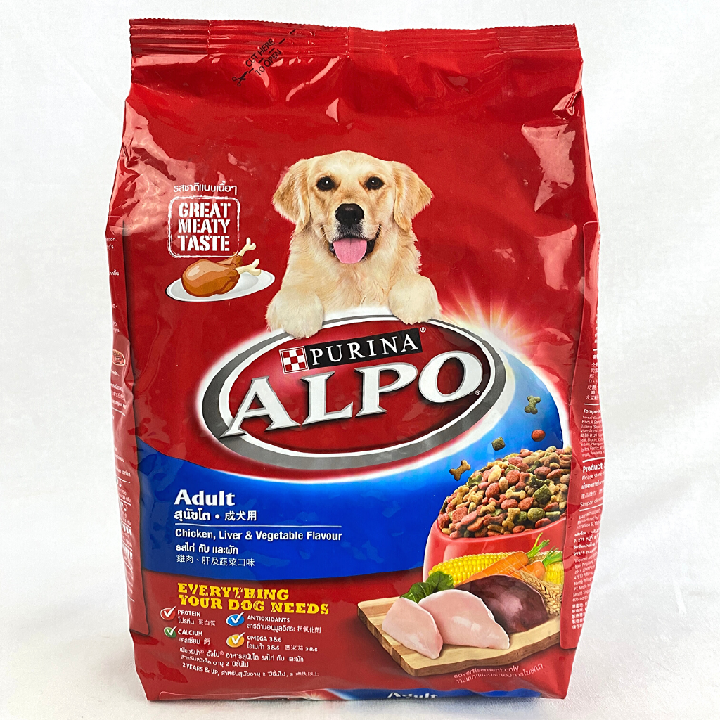 

ALPO Makanan Anjing Chicken Liver and Vegetables 1.5kg