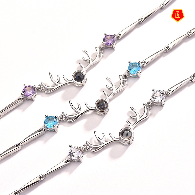 [Ready Stock]Women's Fashion Elegant Antlers Bracelet