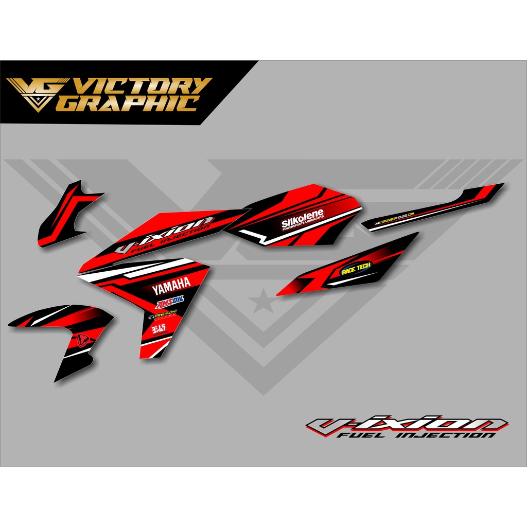 Striping Vixion NVL - Decal Vixion NVL - Sticker Vixion NVL