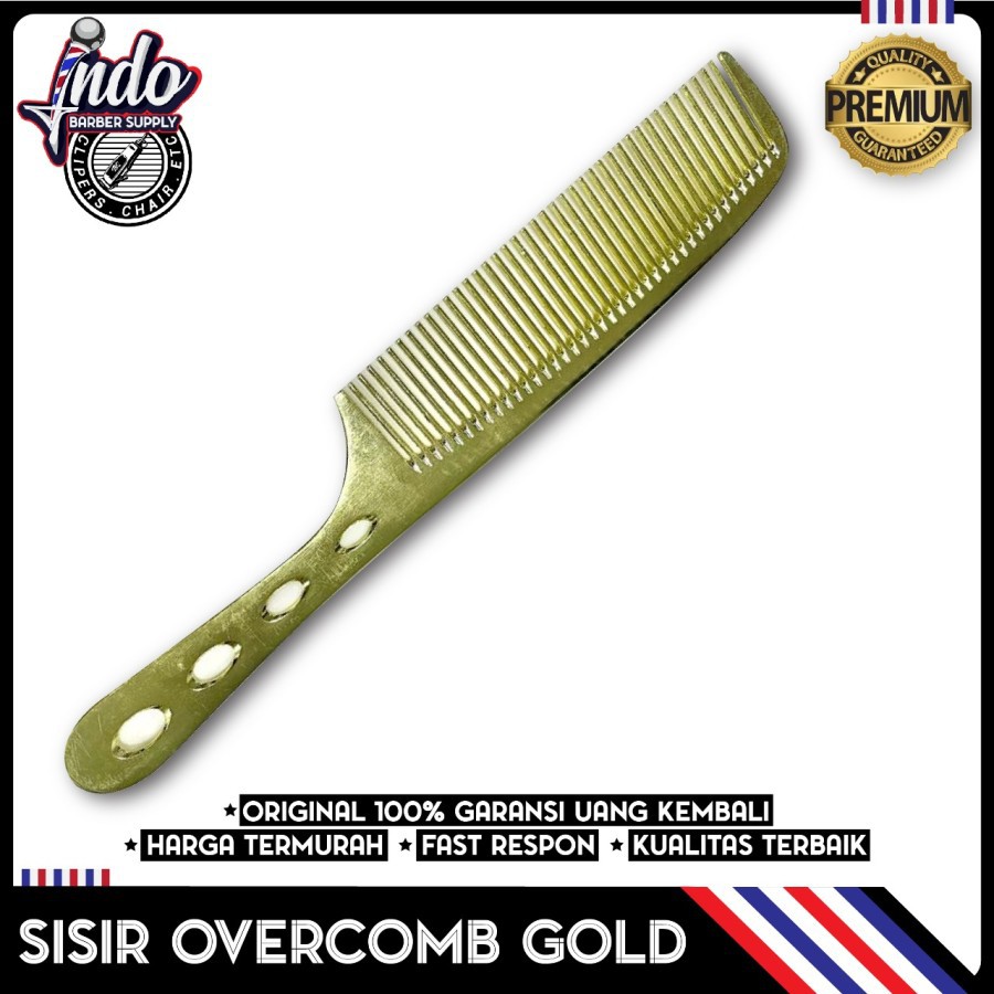 Sisir Over Comb / Sisir Clipper / Sisir Kliper GOLD