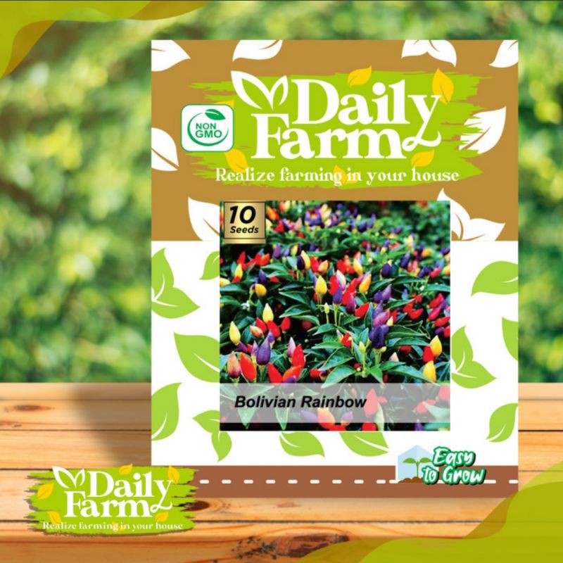 Benih Bibit Cabe Bolivian Rainbow-Cabe Pelangi