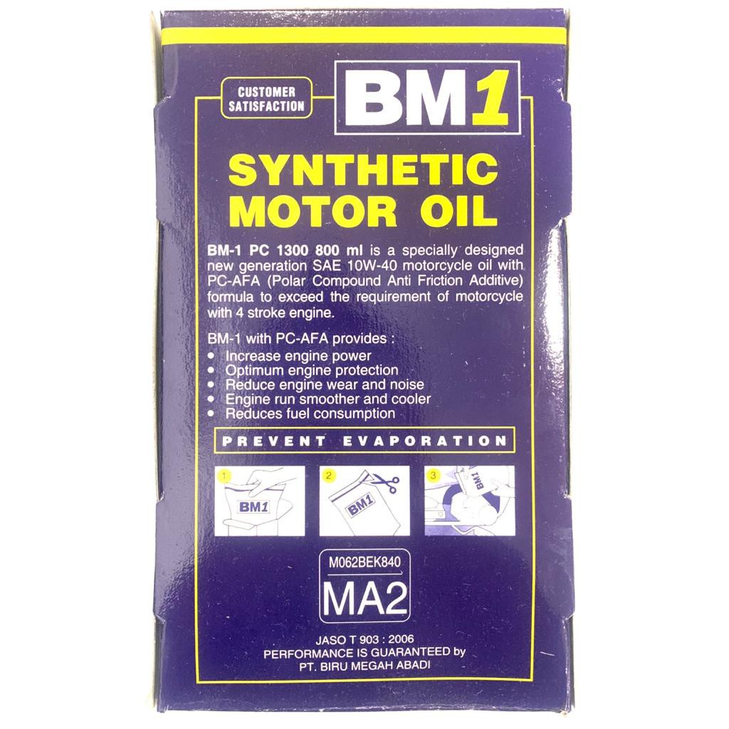 OLI MOTOR BM1 4T 10W40 SL PC1300 800ML BEBEK SPORT ORIGINAL BM1