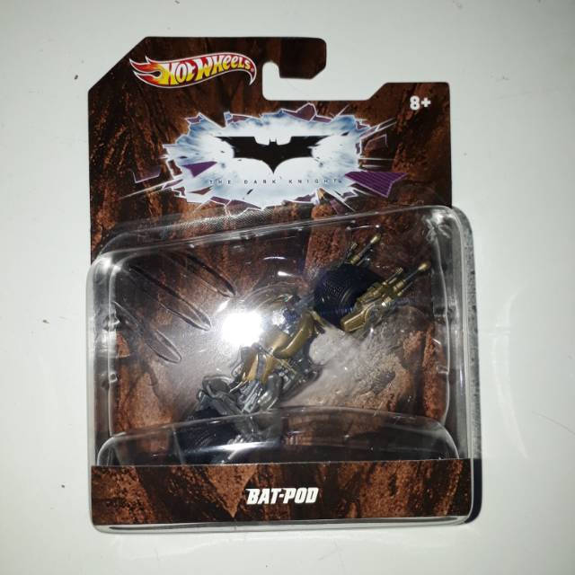 Hot Wheels Batman DC Batpod Skala 50 Ban Karet Collector Edition Hobi Mainan Movies Batman