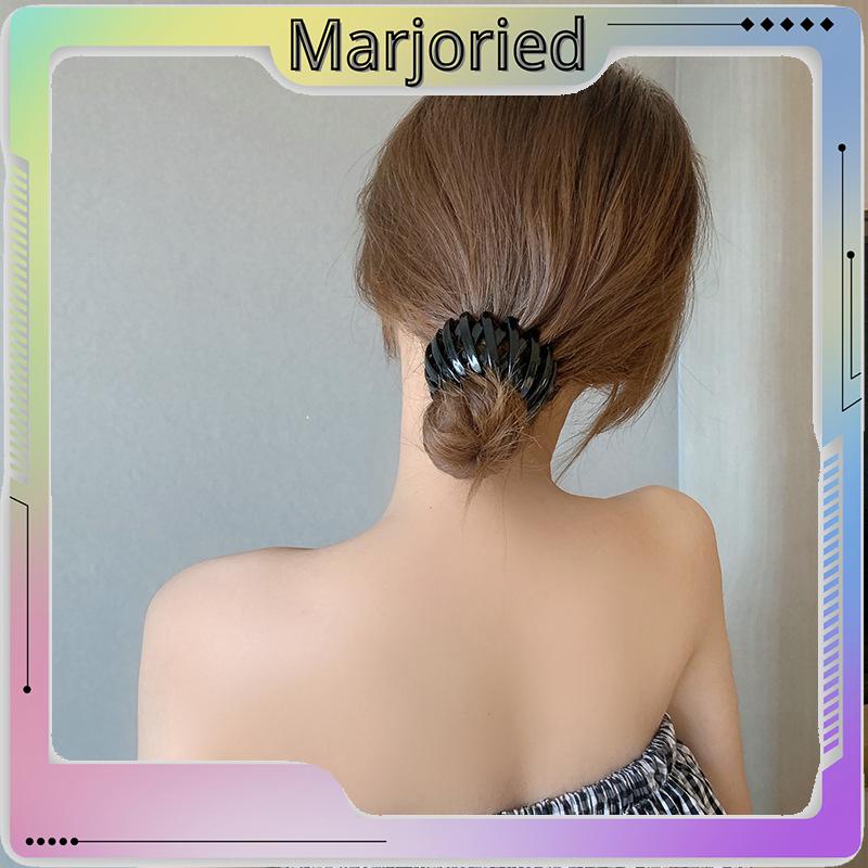 Ikat Rambut Ponytail Bahan Plastik Gaya Retro Korea Untuk Wanita-MJD