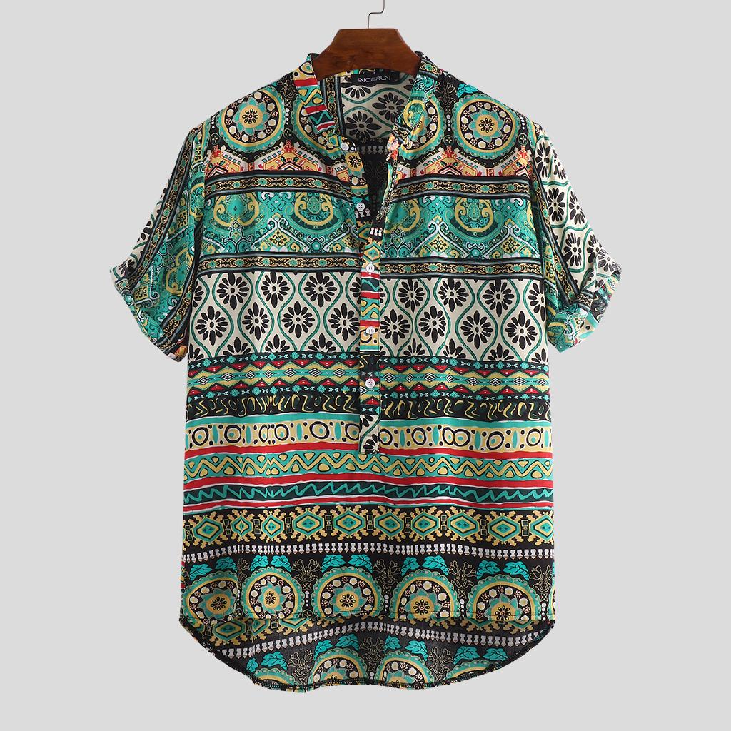 Kemeja Casual Motif Print Etnik Warna Warni Shopee Indonesia Kemeja Casual Motif Print Etnik Warna Warni Shopee Indonesia