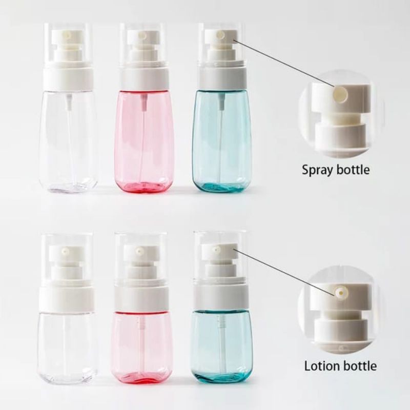 Image of Botol Pump Lotion /Botol Spray Kabut halus PETG tebal Premium #0