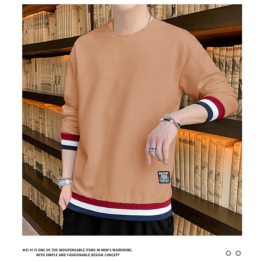 Baju SweatShirt Rock Baju Atasan Distro Pria Lengan Panjang