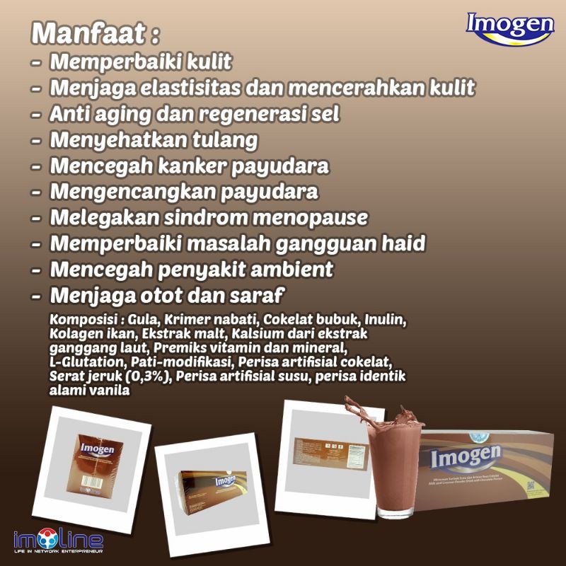 

IMOGEN COKLAT ISI 30 SASET