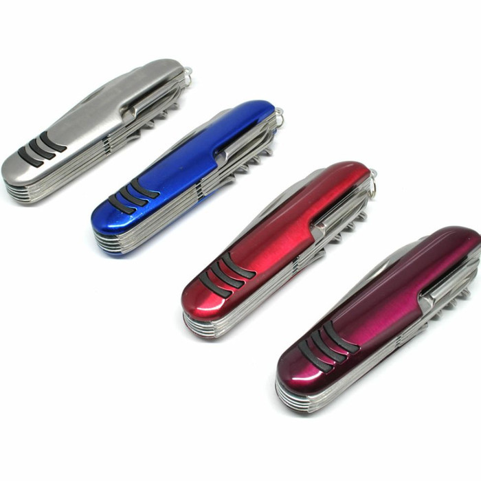 PISAU LIPAT MINI KNIFE EDC PISAU 11 IN 1 TOOLS - 3009 EDC PISAU LIPAT MULTIFUNGSI STAINLESS STEEL