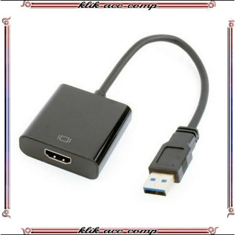 USB 3.0 to HDMI Converter Cable Multi Display Adapter for PC Laptop