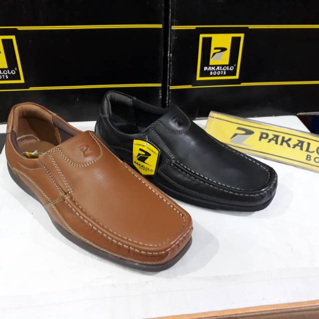 Sepatu casual pria kulit asli PAKALOLO 0538 original