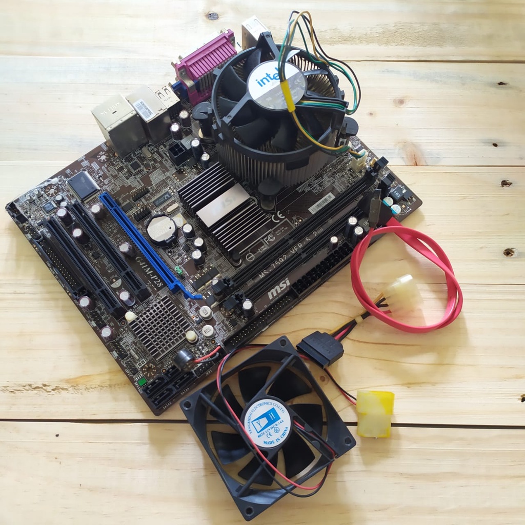 Motherboard MSI G41M-E43 MS-7592 + FAN + Kabel SATA