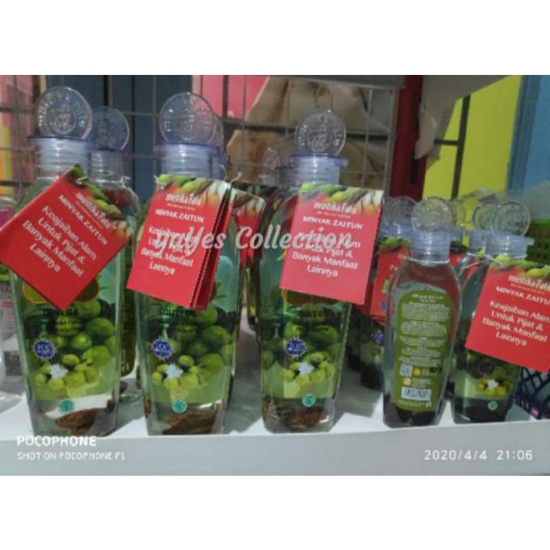 COD Minyak zaitun mustika ratu 175 ml 75ml olive oil relaksasi pijat tubuh makeup halus lembut bersisik