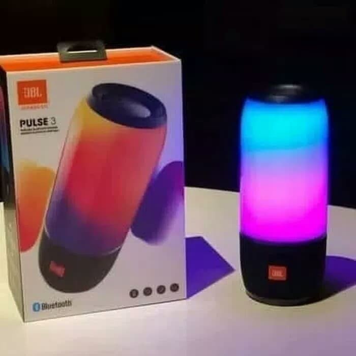 SPEAKER BLUETOOTH / WIRELESS PORTABLE JBL PULSE 3 100% ORIGINAL MURAH